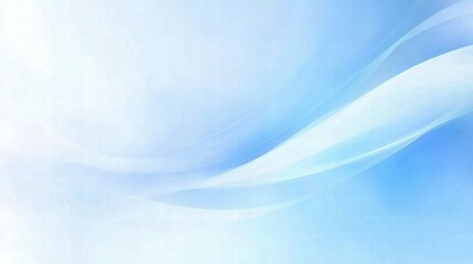 Aufkleber - A soft blue abstract background with flowing lines, ideal for digital designs and presentations.