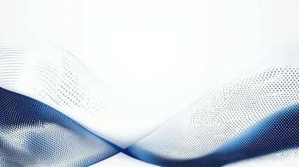 Aufkleber - Abstract blue and white wave pattern with dotted texture for design use.