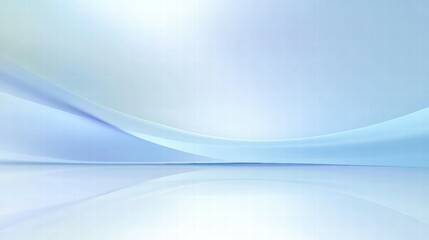 Aufkleber - A smooth, abstract blue gradient background ideal for presentations or digital designs.