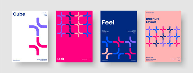 Wall Mural - creative flyer design. geometric report layout. abstract book cover template. brochure. background. 