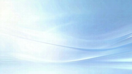 Aufkleber - A soft blue abstract background with gentle curves, ideal for calming visuals or presentations.