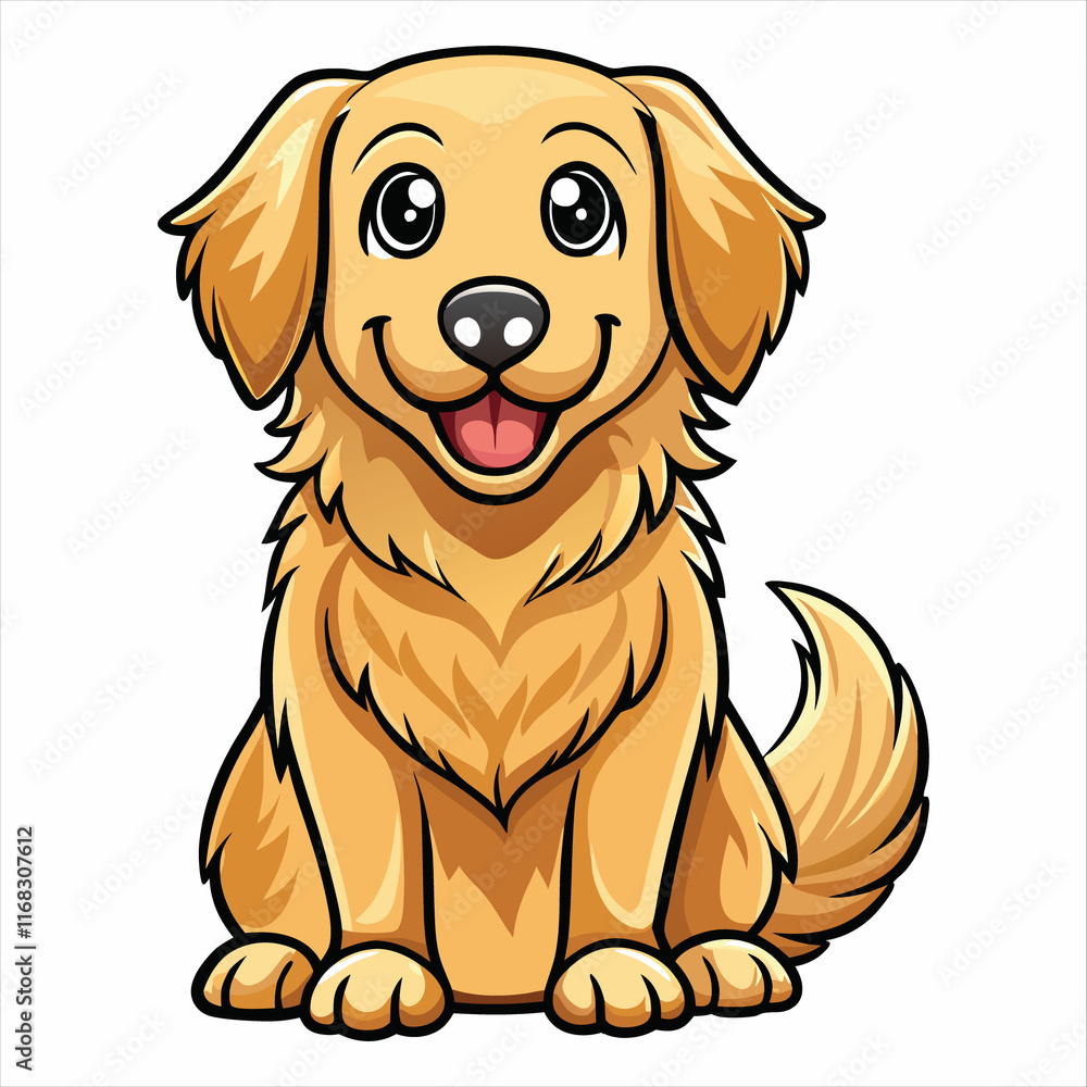 Cute Dog logo vector design. Stock Illustration | Adobe Stock