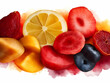 © sornram - A vibrant collection of assorted fresh fruits, showcasing a burst of color and flavor for healthy living.