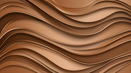 Wall Mural - Abstract Brown Wave Background Texture Design for Website.