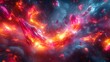 © Dwi - Fiery, swirling crystals in cosmic dust.