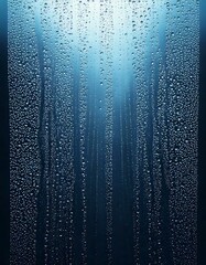 Wall Mural - water rain drops, steam, shower, isolated, transparent background, realistic, pure, droplets, clear,