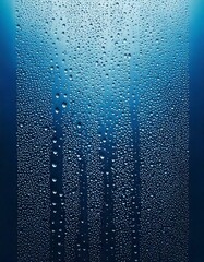 Wall Mural - water rain drops, steam, shower, isolated, transparent background, realistic, pure, droplets, clear,