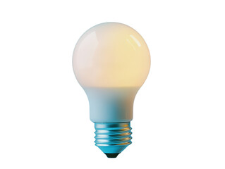 led light bulb new technology isolated on white background,
