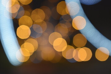 Wall Mural - christmas lights background