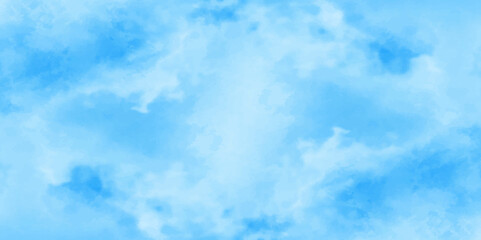 Wall Mural - Gradient light white sky background with fluffy clouds, Nature landscape in environment day horizon skyline view, cloudy in sunshine calm bright winter air background .	