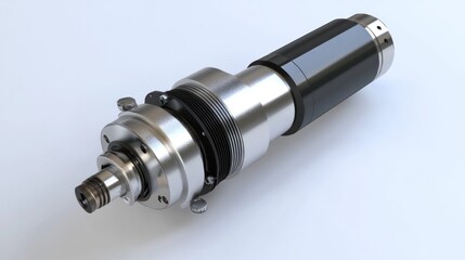 Poster - A detailed view of a mechanical component, likely used in machinery or engines.