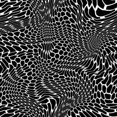 Canvas Print - Abstract modern camouflage Hexagonal military endless background texture