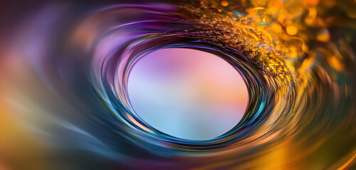 Wall Mural - colorful abstract swirl in motion