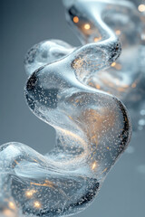 Leinwandbilder - A conceptual depiction of energy recycling in a looped flow,