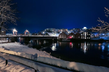 Wall Mural - The Old Bridge ( Den Gamle Bybro) in Trondheim