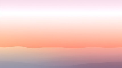 Wall Mural - Soft Pastel Sunset Over Rolling Hills Landscape