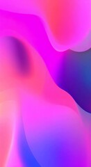 Wall Mural - Multicolored gradient mixing abstract background waves motion of neon pastel color abstract wave with smooth and soft transition for creative decoration