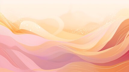 Wall Mural - Abstract Pastel Wave Background Design