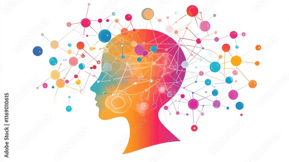 a creative mind map chart clipart, brainstorming process element ...