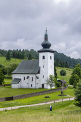 Wall Mural - Church of Nativity of St. John the Baptist, Geographical Center of Europe, Slovakia