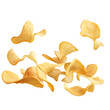 © waqar - potato chips in air isolated on transparent background potato chips png