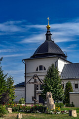 Wall Mural - Chapel and brothers building, XVIII century. Nativity of the Virgin monastery, village Raifa, Russia