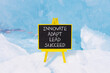 © Dzmitry - Innovate adapt lead succeed symbol. Concept words Innovate Adapt Lead Succeed on beautiful black blackboard. Beautiful blue ice background. Business innovate adapt lead succeed concept. Copy space