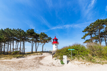 Wall Mural - Der Leuchtturm Gellen auf der Insel Hiddensee