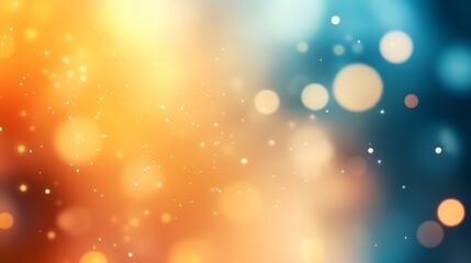 Abstract Bokeh Background with Warm Tones