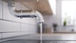 © Natchooda - A water drip from a pipe joint in an apartment, capturing the moment of leakage, ideal for plumbing repair and home maintenance topics.