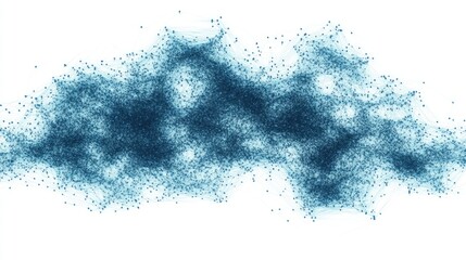Wall Mural - intricate network visualization depicting interconnected nodes and data flow. ideal for visualizing 