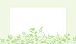© Feodora_21 - Spring green abstract background, frame with branches and leaves. Vector illustration for card, presentation, wallpaper, poster, banner, print, packaging, web design