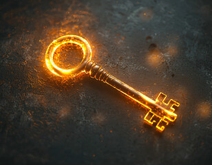 Sticker - Glowing Key