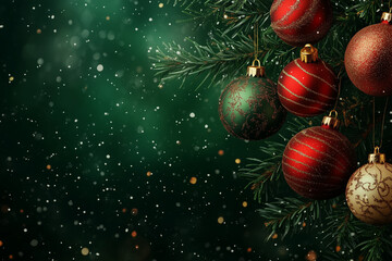 Wall Mural - christmas background, top view, wallpaper
