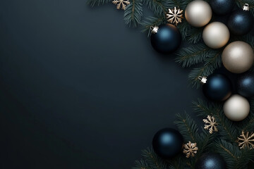 Wall Mural - christmas background, top view, wallpaper