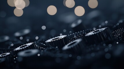 Wall Mural -   A focused image of a toothbrush with clear background lighting