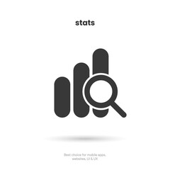 Poster - Statistic icon. 3d financial analysis stats icon. Growing graph. Business chart symbol. Growths chart collection. Progress bar. Bar diagram. Growth success arrow icon. Progress symbol. Chart increase