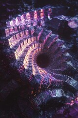 Wall Mural - Abstract Geometric Crystal Structure
