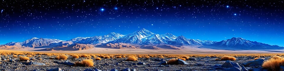 Wall Mural - sunset in the mountains