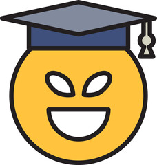 Poster - Cute Student Emoticon
