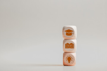 mba, master of business administration program concept. courses to developing skills in business and