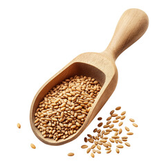 buckwheat in a wooden spoon