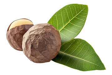 Wall Mural - walnut with leaves