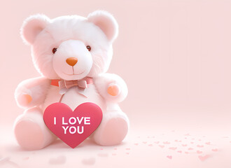 teddy bear and heart