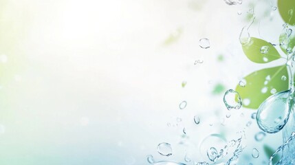 Wall Mural - world toilet day abstract background. featuring clean whites, light blues, and greens. highlighting 