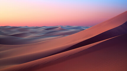 Wall Mural - Stunning Desert Dunes at Sunrise/Sunset