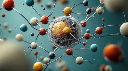 Aufkleber - Exploring theoretical models of trivitino particles in quantum standards a deep dive into particle physics scientific research and quantum mechanics