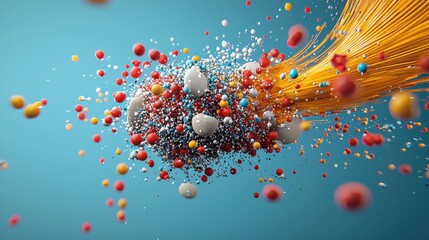 Aufkleber - Visualizing trivitino particle collision using advanced bedf standards in a scientific environment from an analytical viewpoint