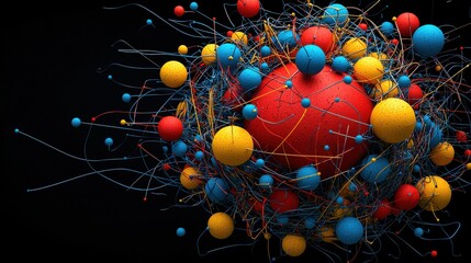 Aufkleber - Visualizing trivitino particle oscillations in the standard model a comprehensive analysis of quantum behavior in a scientific environment from a theoretical perspective