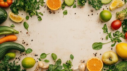 Wall Mural - world vegan day abstract background. featuring earthy greens, browns, and yellows. highlighting sust